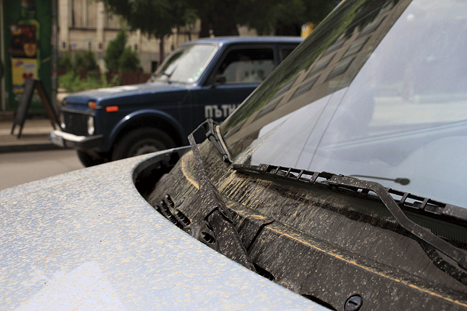 Общество | Оцветен дъжд от Сахара   падна във Велико Търново