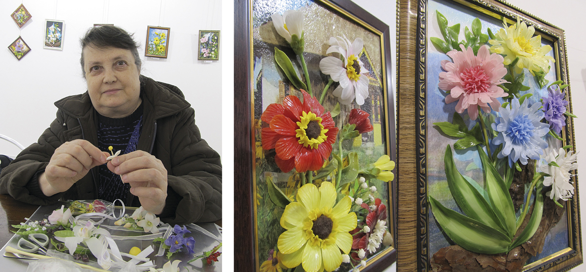 Общество | Дантелистката Мими Добрева вае  3D картини със студен порцелан