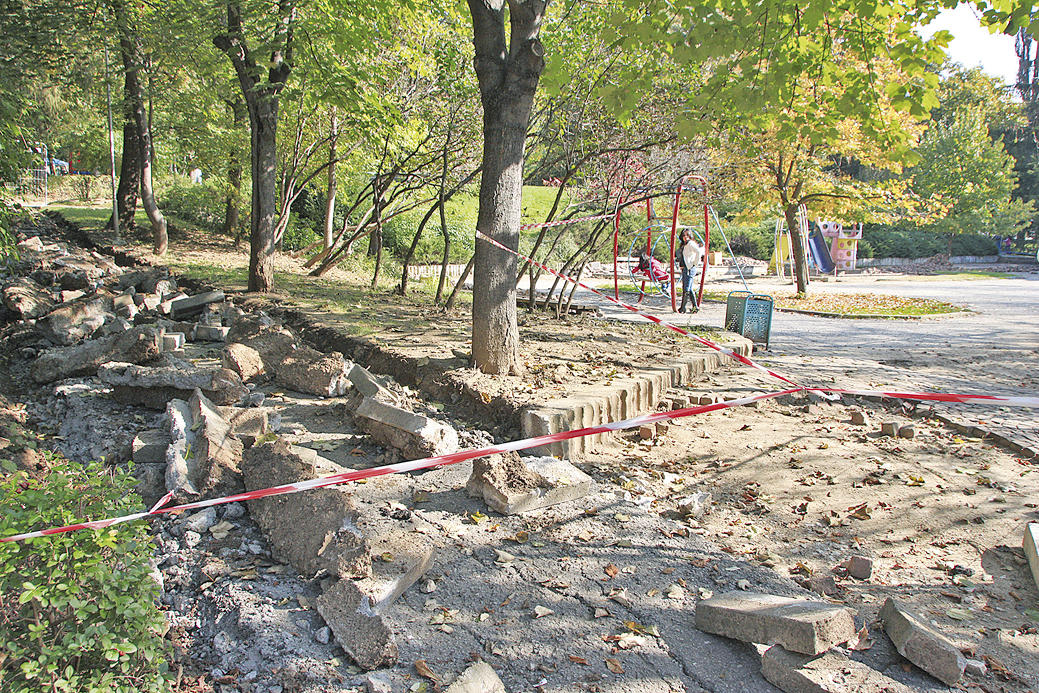 Усилено се работи по новите   паркове във Велико Търново