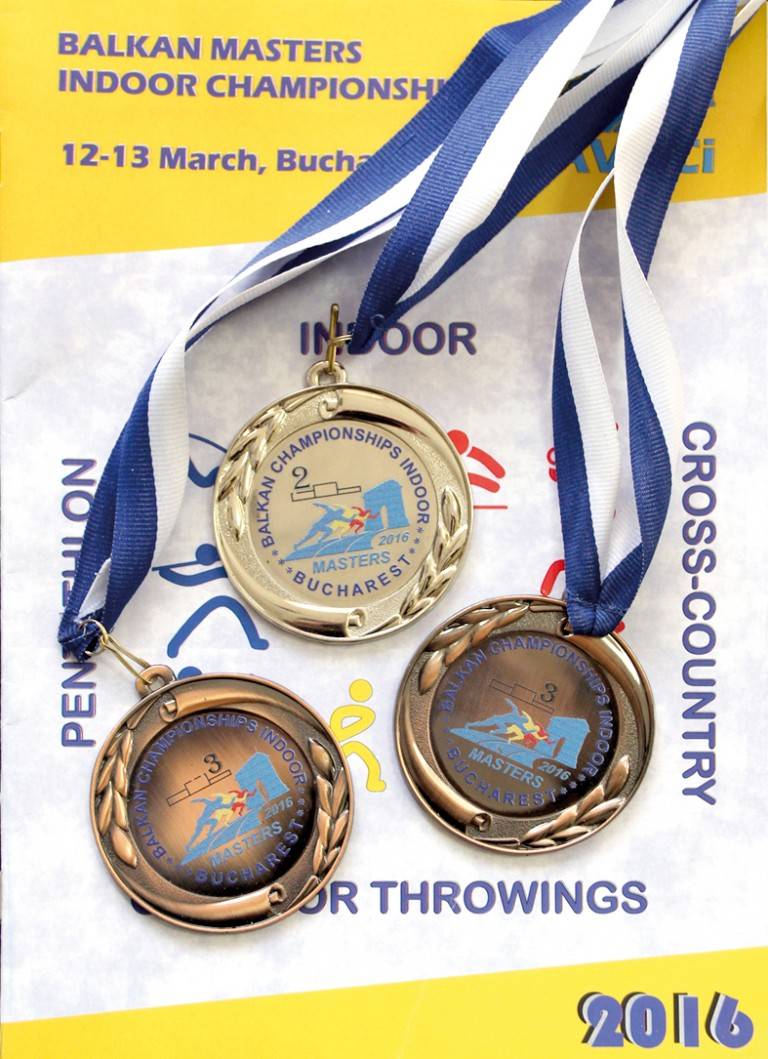 Осем медала за лекоатлетите ни от Балканиадата за ветерани в Букурещ
