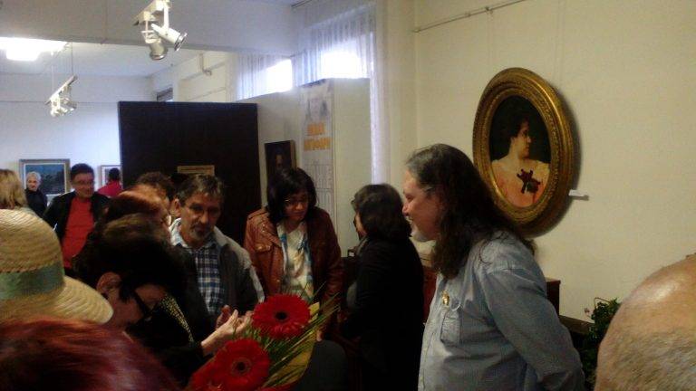 На 27 април в Художествената  галерия се проведе вълнуваща среща с Нидал Алгафари