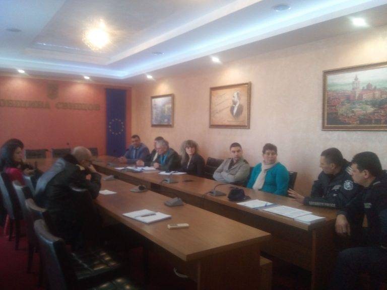 Проведе се първото за годината заседание на Местната комисия по обществен ред и сигурност в Свищов