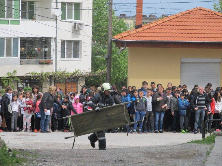 В Лясковец се проведе учение по плана за защита при бедствия