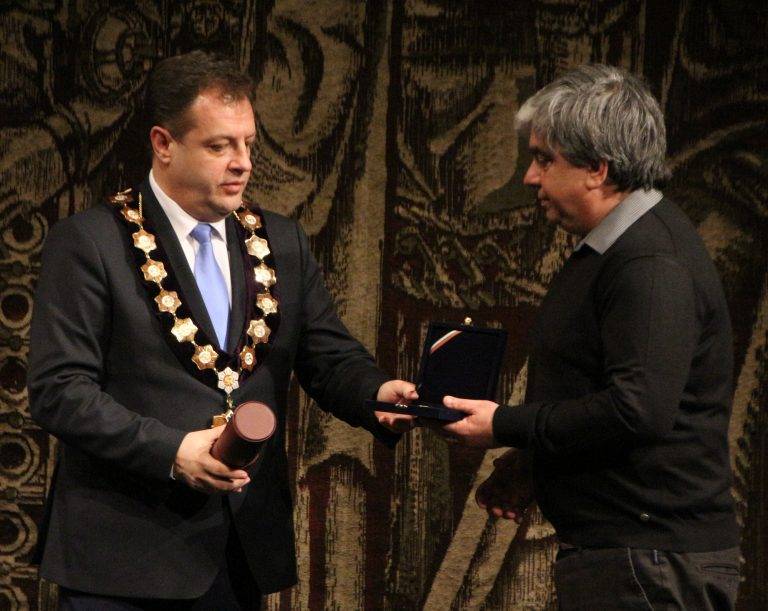 Проф. Пламен Павлов стана почетен  гражданин на старата столица