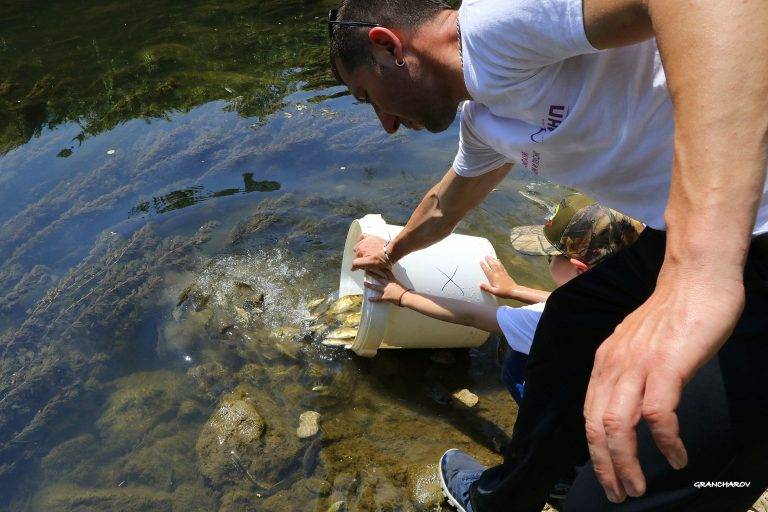 Десетки деца зарибиха р. Янтра след риболовен турнир