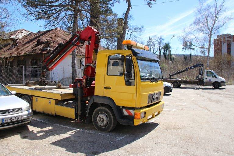 Пристигна новият “паяк”, след  празниците тръгва из Велико Търново