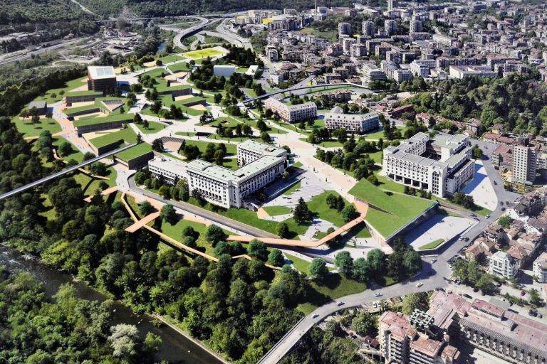 През 2019 г. започва строителството на новия градски център на В. Търново (снимки)