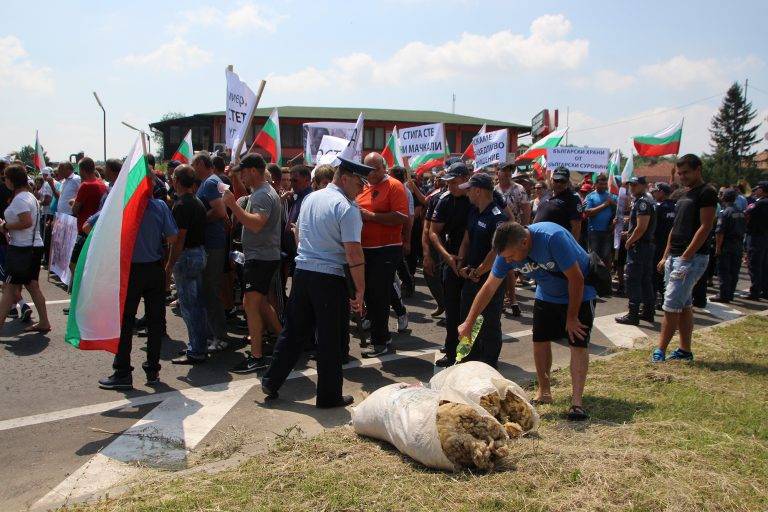 Животновъди разляха мляко и затвориха главен път София – Варна при Шереметя