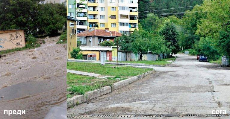 Горещи новини | Дъждовете наводниха търновския квартал „Чолаковци“