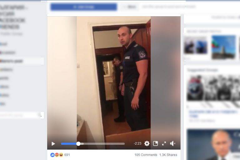 Горещи новини | Клип със скандално поведение на полицаи взриви фейсбук