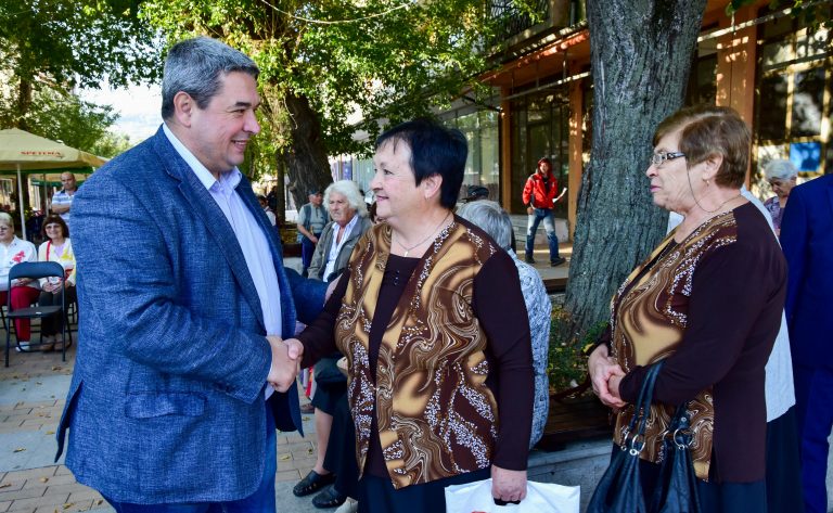 Инж. Добрев към възрастните хора: Вложихте ум и сърце в изграждането на нашия град