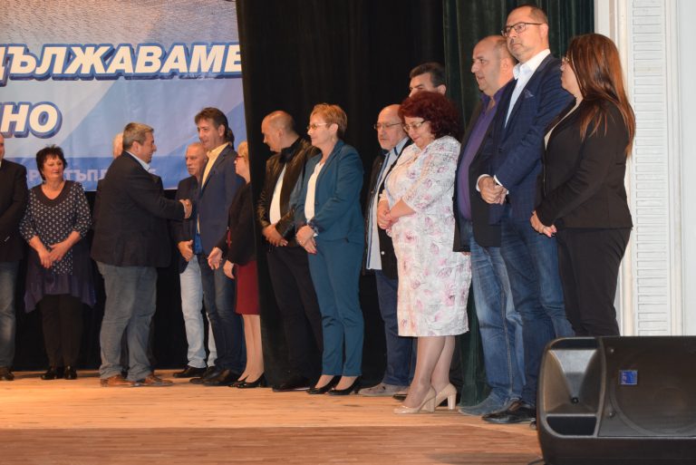 Екипът на ГЕРБ получи силна  подкрепа в Долна Оряховица