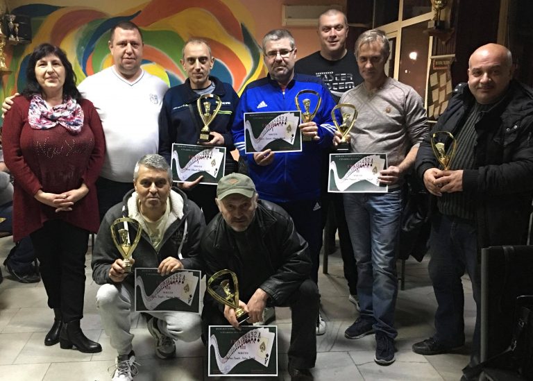 Ивайло Иванов и Даниел Пенчев – победители в турнира по спортен бридж в Стражица