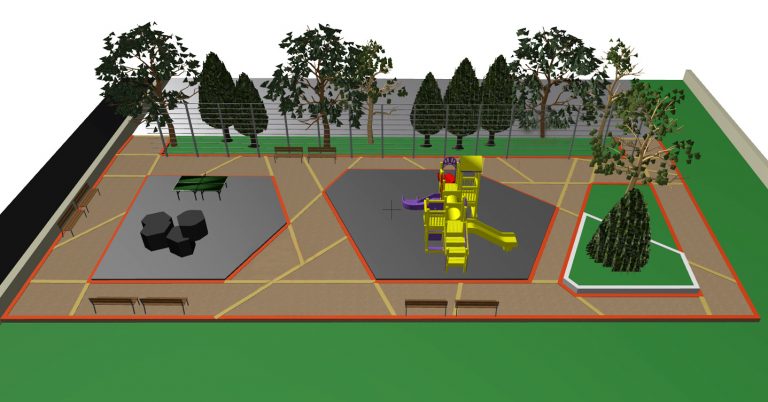 Общество | В Павликени правят площадка за игри и спорт в училищен двор