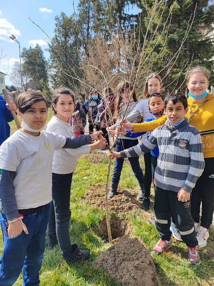 Горещи новини | Учениците от Лясковска община засаждаха дръвчета в Световния ден на водата