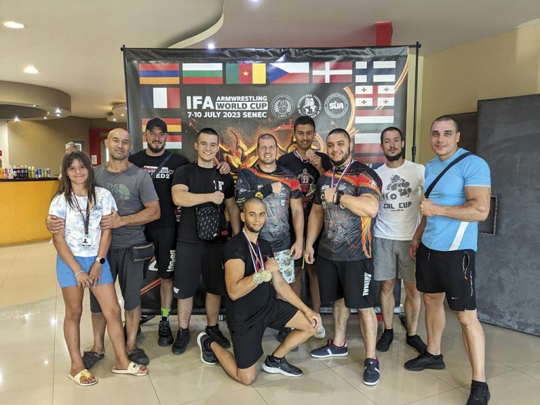 Състезателите на “Локомотив 96” с отлично представяне на световната купа по армрестлинг