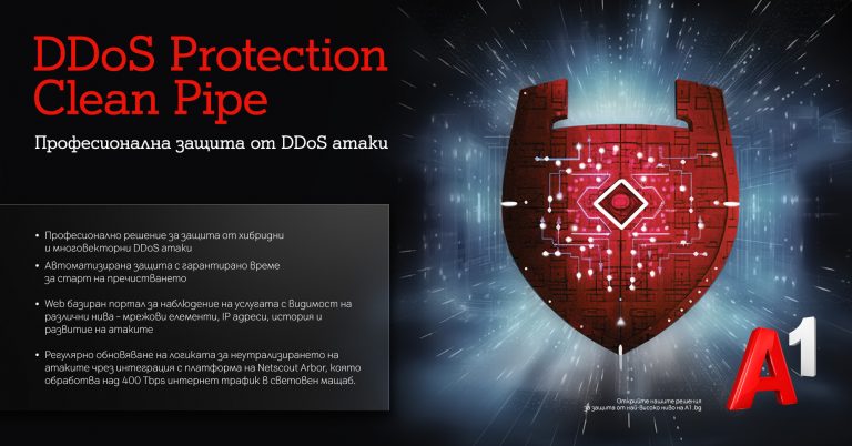 A1 предлага професионално решение за защита от DDoS атаки
