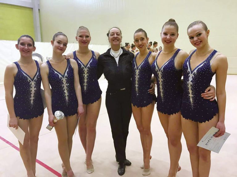 Мариета Балъкова – треньорката на националния  отбор на Словения по художествена гимнастика