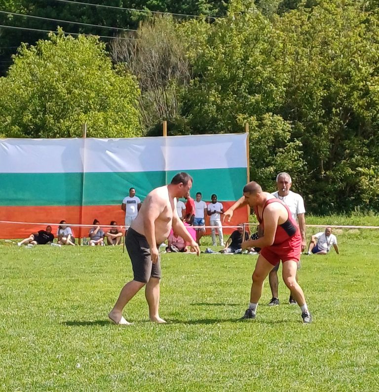 Пехливанин си тръгна с жив коч от народни борби