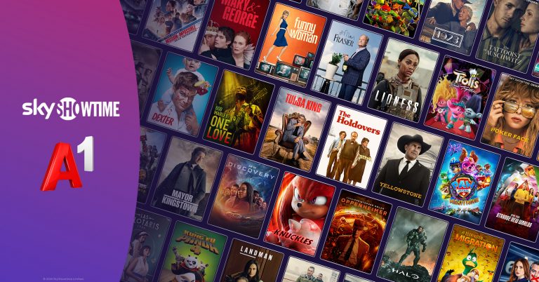 Общество | А1 е първият телеком в България, който предлага достъп до стрийминг платформата SkyShowtime