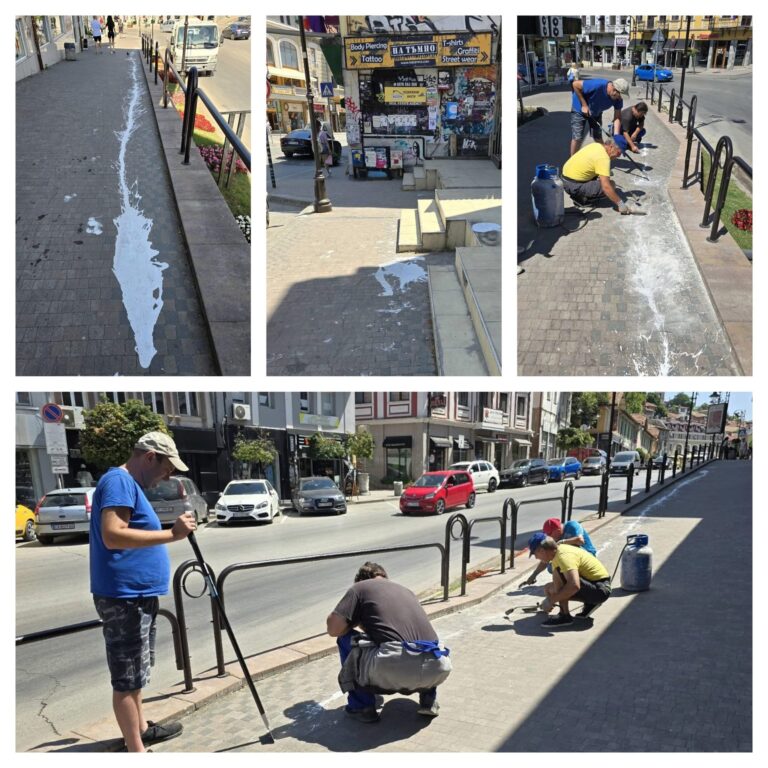 Установиха мъжа, разлял боя по тротоарите в старата част на Велико Търново