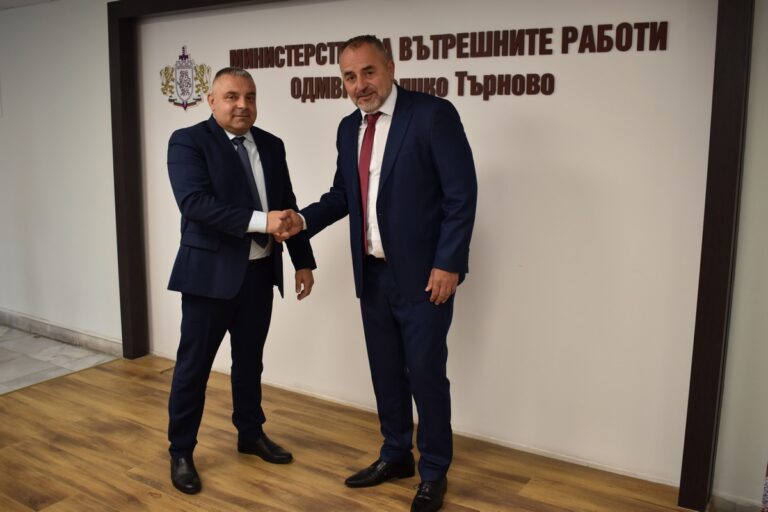 Комисар Илиян Личев поема официално поста зам.-директор на ОДМВР – В. Търново