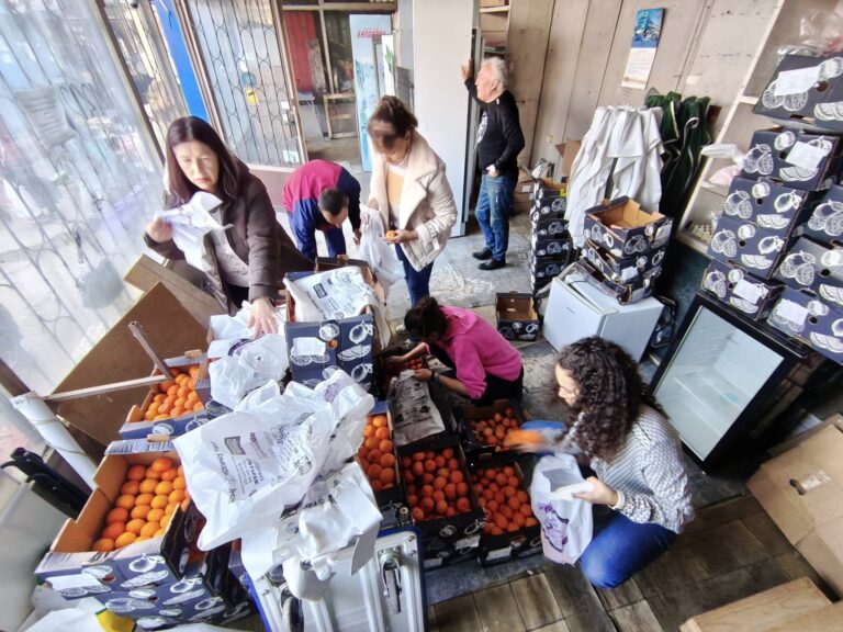 Раздадоха безплатно 600 кг мандарини само за 23 минути!