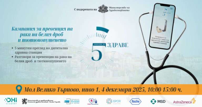 Безплатни изследвания на белия дроб в Mall В. Търново