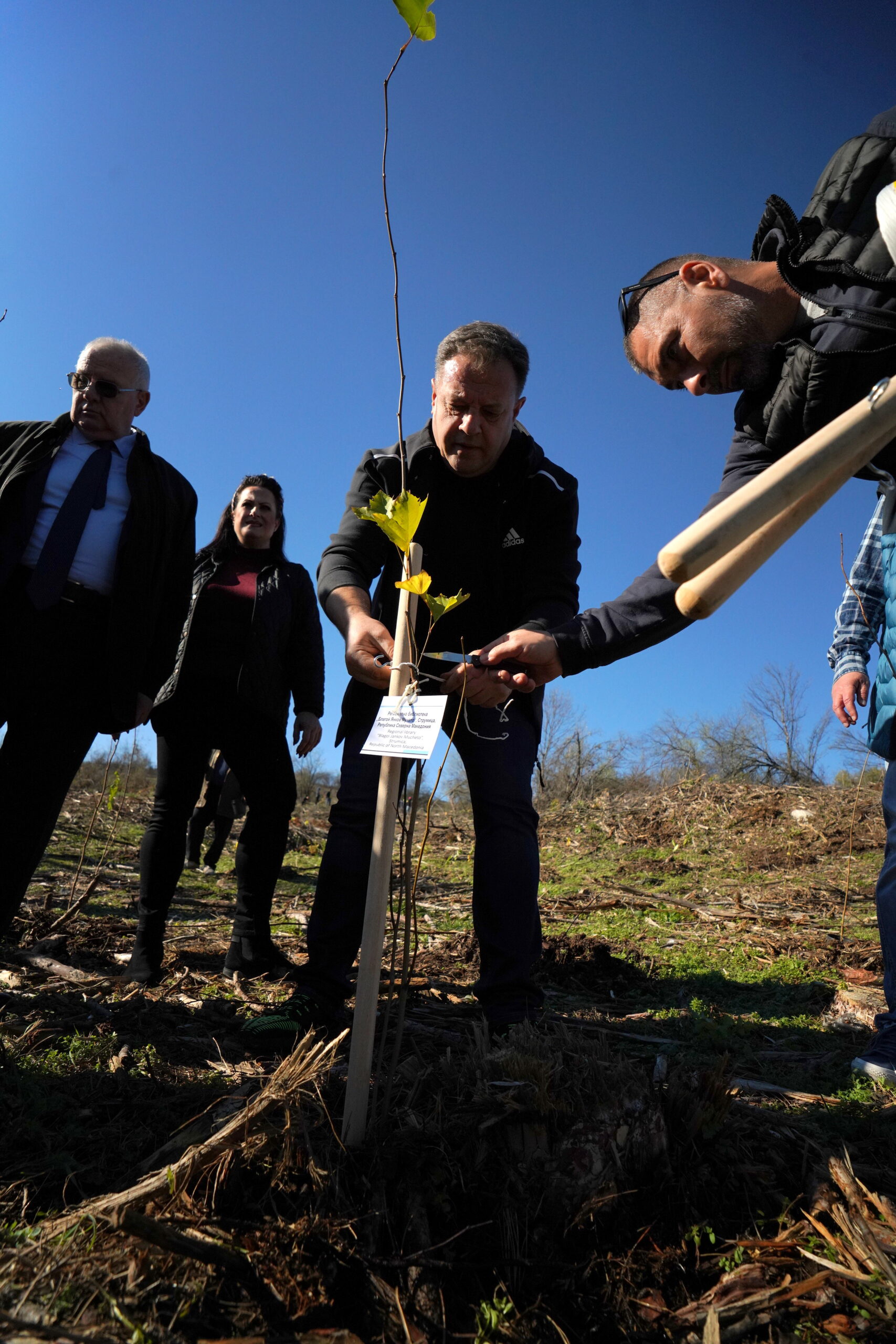 Кметът Панов и „Джуниър бенд“ дадоха старт на новата гора на „Гарга баир“