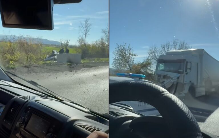 Шофьорка на кола загина след удар с тир, пътят за Русе затворен!
