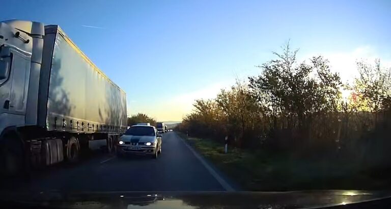 Камикадзе на пътя стана хит във фейсбук